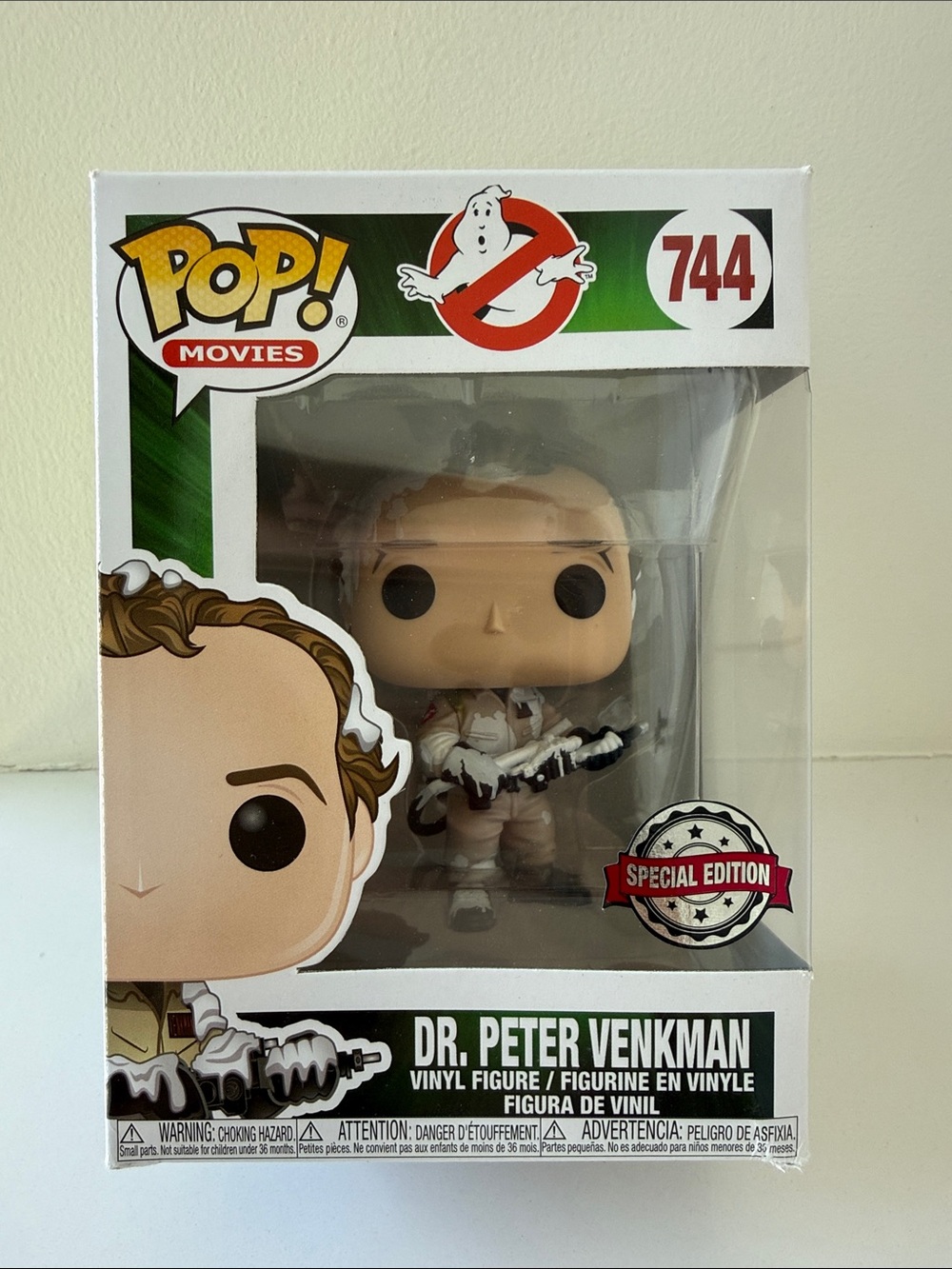 Funko Pop! Movies Dr. Peter Venkman Vinyl Figure | Special Edition #744